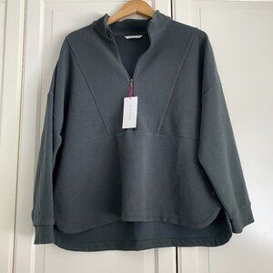 Shambhala Green Half-Zip Sweater